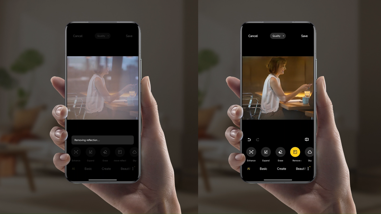 Les 3 astuces Xiaomi pour éditer et améliorer toutes mes photos 2 Améliorations d'images avec intelligence artificielle de Xiaomi