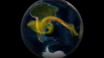Les arbres peuvent nous indiquer quand un volcan va entrer en éruption : le signal visible depuis l'espace 5 Crédits : Jeff Schmaltz, MODIS Rapid Response Team, NASA Goddard Space Flight Center