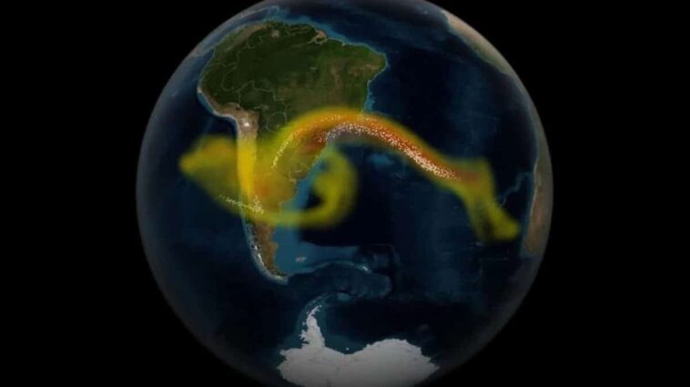 Les arbres peuvent nous indiquer quand un volcan va entrer en éruption : le signal visible depuis l'espace 1 Crédits : Jeff Schmaltz, MODIS Rapid Response Team, NASA Goddard Space Flight Center