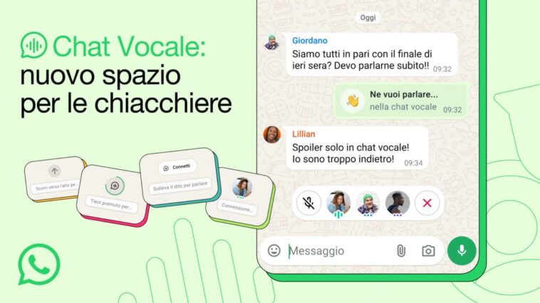 Les groupes WhatsApp se transformaient en appel collectif : lancement de la fonction de Chat Vocal 1 Les groupes WhatsApp se transformaient en appel collectif : lancement de la fonction de Chat Vocal