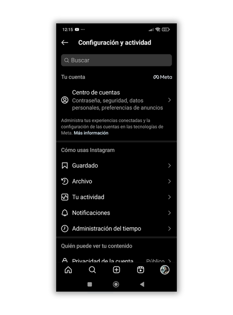 Les meilleurs espions connaissent ce truc pour savoir si quelqu'un est connecté sur Instagram 2 Paramètres et activité Instagram centre de comptes