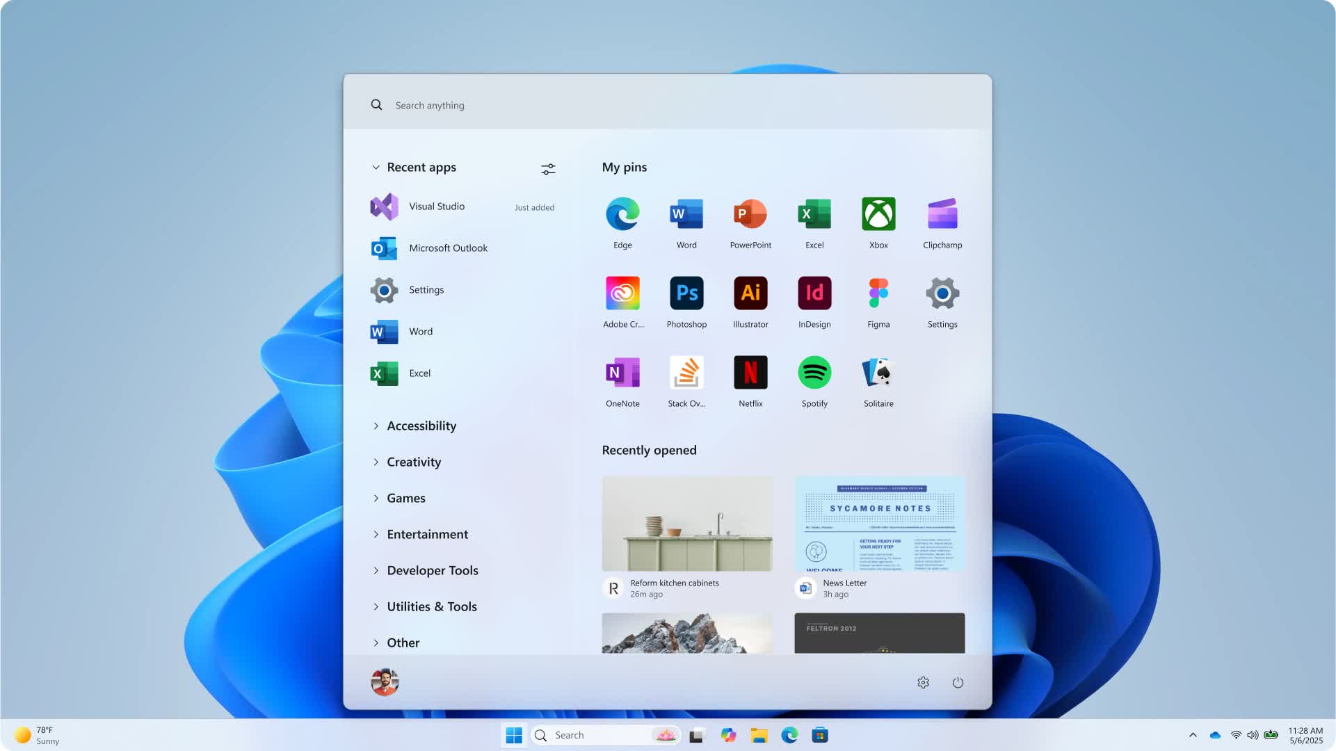 Microsoft dévoile un nouveau menu Démarrer "centré sur l'humain" pour Windows 11 2 Microsoft devoile un nouveau menu Demarrer centre sur lhumain pour