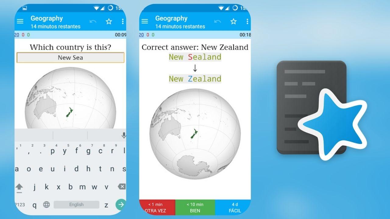 Obtenir une bonne note à l'examen d'entrée à l'université est facile : découvrez des milliers de questions sous forme de jeu depuis votre mobile 4 App Play Store Tajertas Ankidroid
