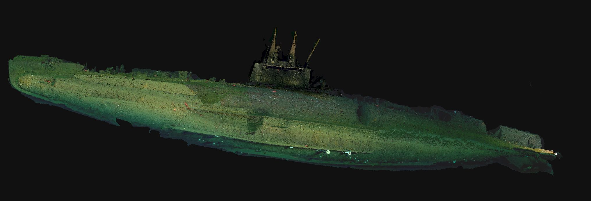 Un sous-marin disparu depuis plus de 100 ans retrouvé au large de la Californie : il est quasiment intact 3 Le sous-marin USS F-1. Crédit : Zoe Daheron / Woods Hole Oceanographic Institution