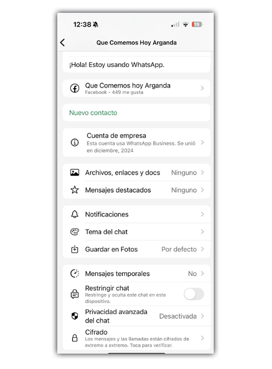 WhatsApp se met à jour avec un nouveau paramètre à activer avant qu'il ne soit trop tard 3 privacidad avanzada whatsapp