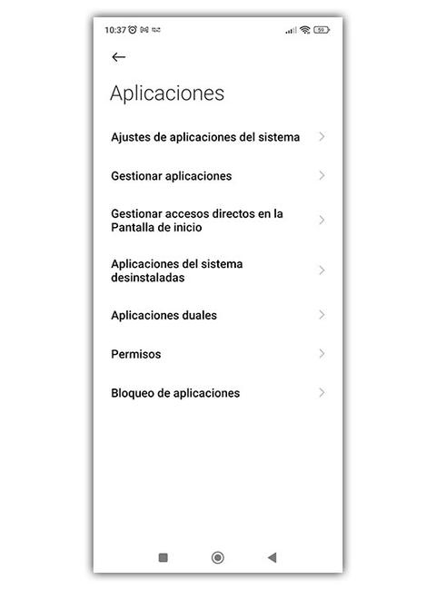 gestionar apps movil
