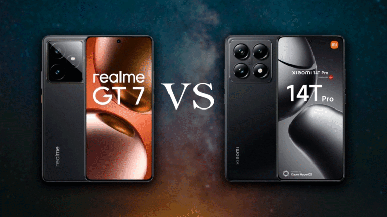 realme GT 7 vs Xiaomi 14T Pro : comparaison des performances et caractéristiques 1 realme GT 7 vs Xiaomi 14T Pro : comparaison des performances et caractéristiques