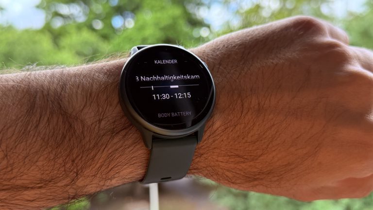 Garmin : Indispensable, mon rapport matinal 7 Garmin Morgenbericht Kalender