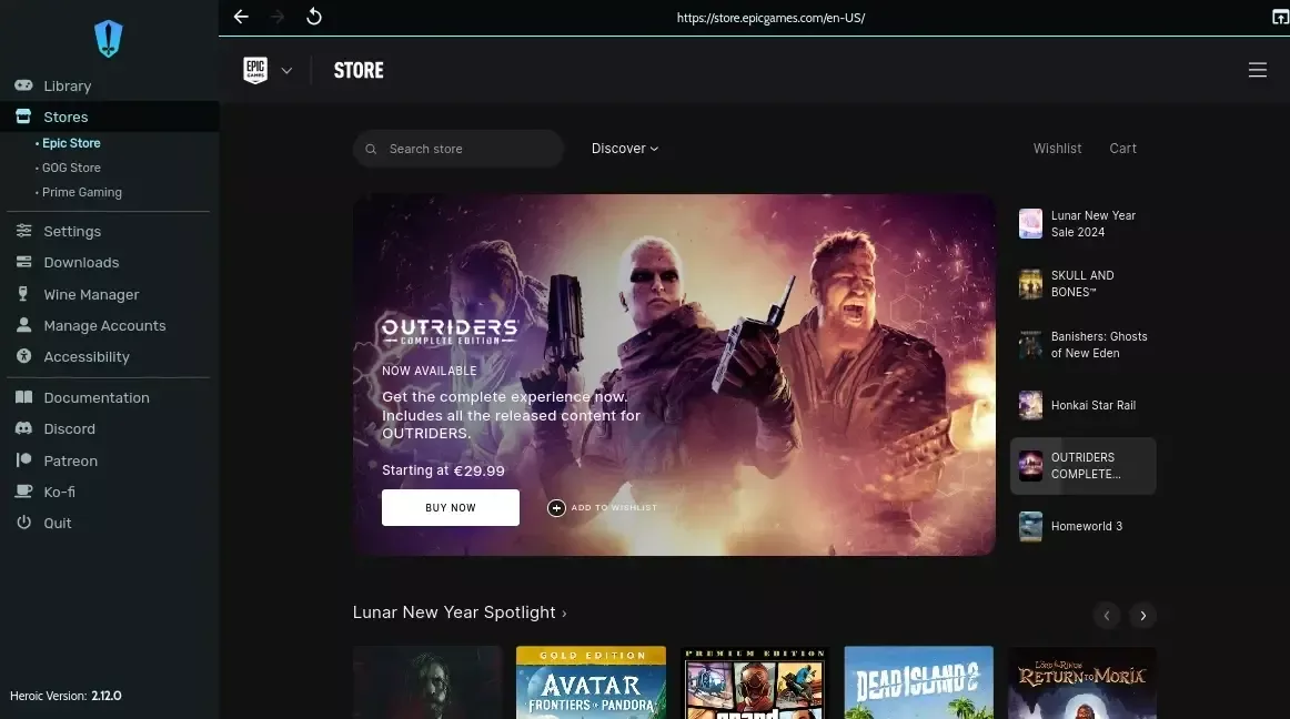 Le lanceur Heroic Games permet de jouer à des jeux Windows sur Linux et macOS ! 3 1749603708 489 Le lanceur Heroic Games permet de jouer a des