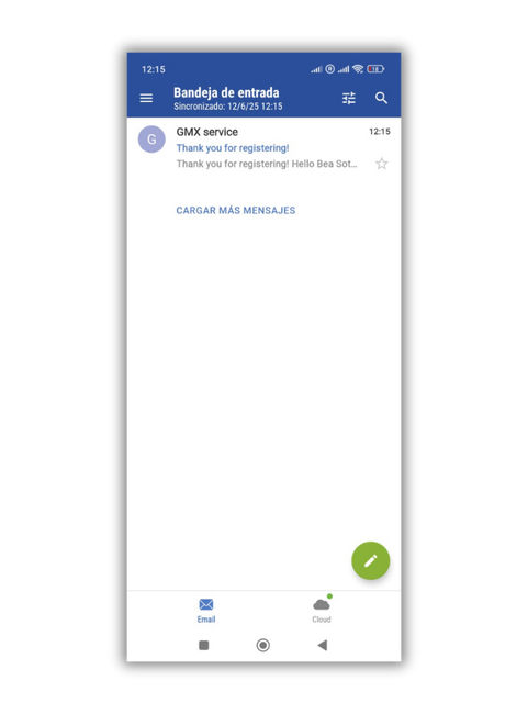 Le futur du courrier électronique sur les mobiles ne dépend pas de Gmail, ses alternatives les plus marquantes se démarquent 6 bandeja entrada app gmx