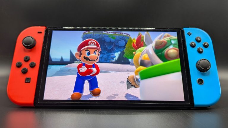 Switch 2 contre Switch (OLED) : Est-ce que la mise à niveau en vaut la peine ? 5 Switch 1 avec Mario Bowsers Fury