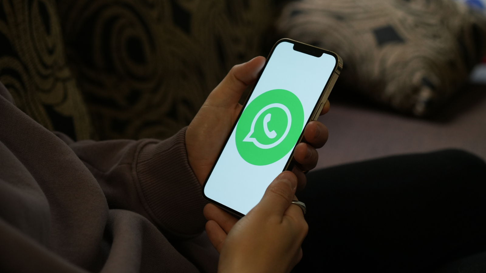 Ce truc de WhatsApp garantit votre vie privée 2 Utilisateur utilisant WhatsApp sur son mobile