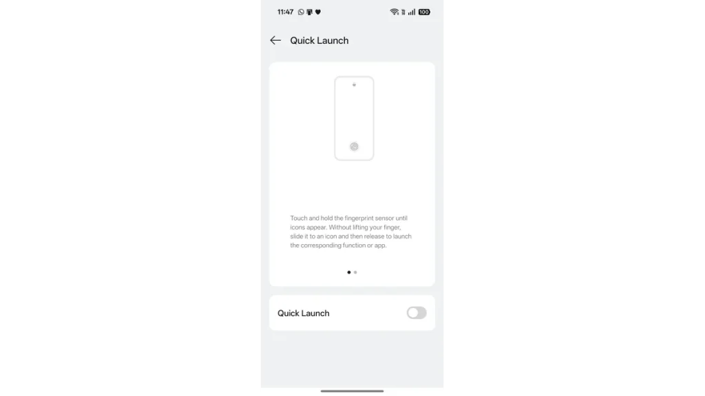 OnePlus 13s quick launch