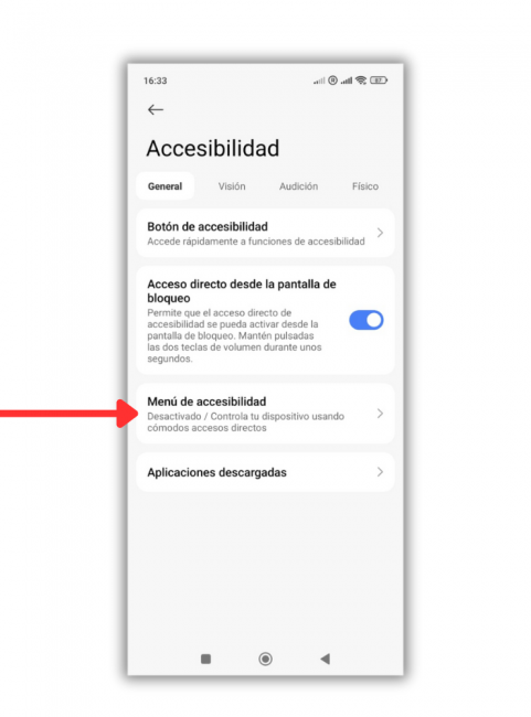 Comment éteindre un mobile Xiaomi lorsque les boutons ne fonctionnent pas 4 menu d'accessibilité mobiles xiaomi