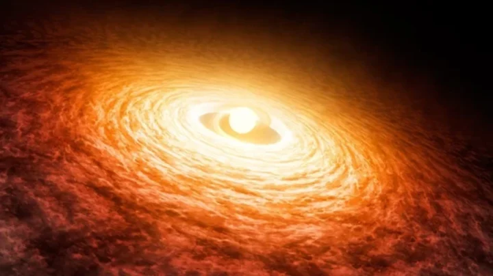 Que se passerait-il si nous essayions d'atterrir sur une planète géante gazeuse ? 3 Illustration de la formation d'une planète géante gazeuse
