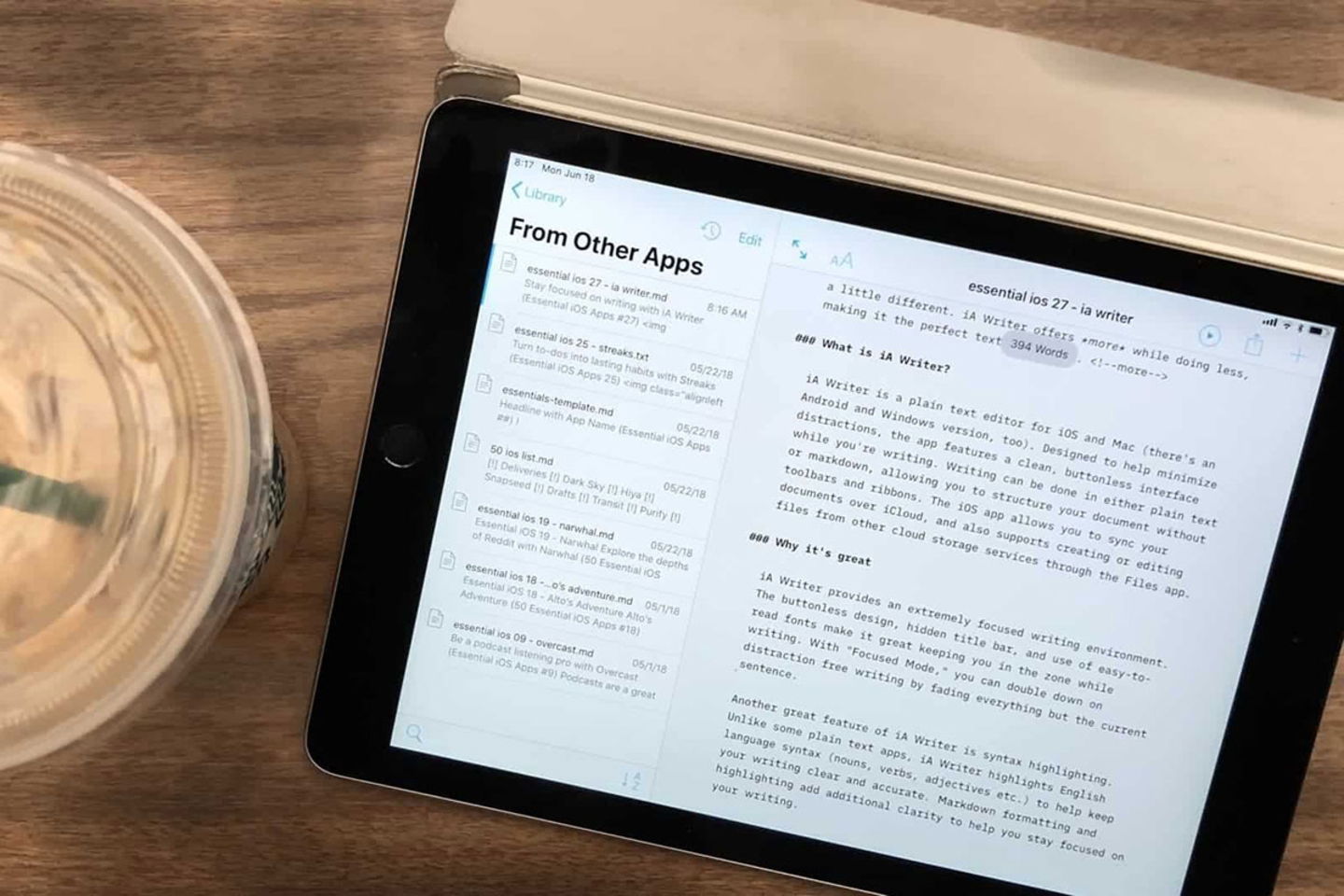 Les 7 meilleures applications pour écrire en 2025 : structure tes idées et booste ta rédaction 5 IA Writer : concentration totale sur l'écriture