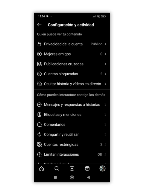 Comment cacher vos stories et highlights Instagram à certaines personnes sans qu'elles le sachent ? 3 Configuration et Activité Instagram