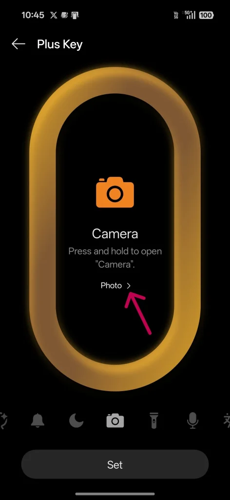 camera control plus key on oneplus