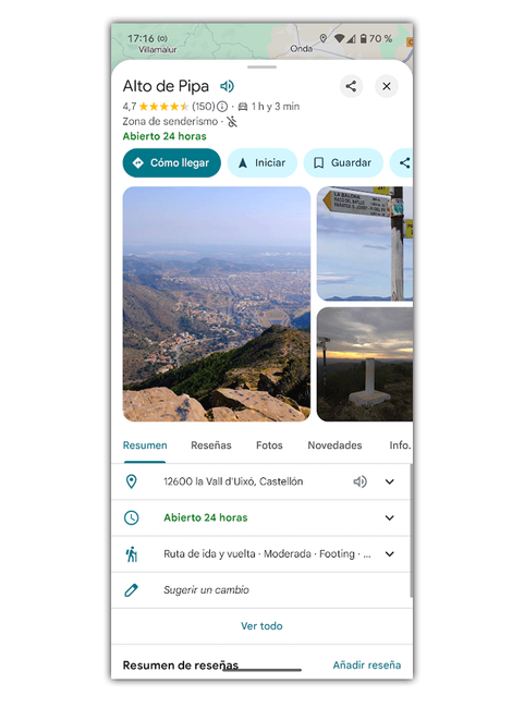 Trouver des itinéraires de randonnée avec Google Maps, Outdooractive et Wikiloc 3 fotos rutas de montaña google maps
