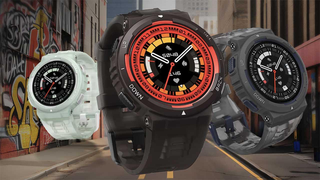 Cinq montres connectées avec une résistance à l'eau de 10 ATM pour les sports nautiques 4 Amazfit Active Edge