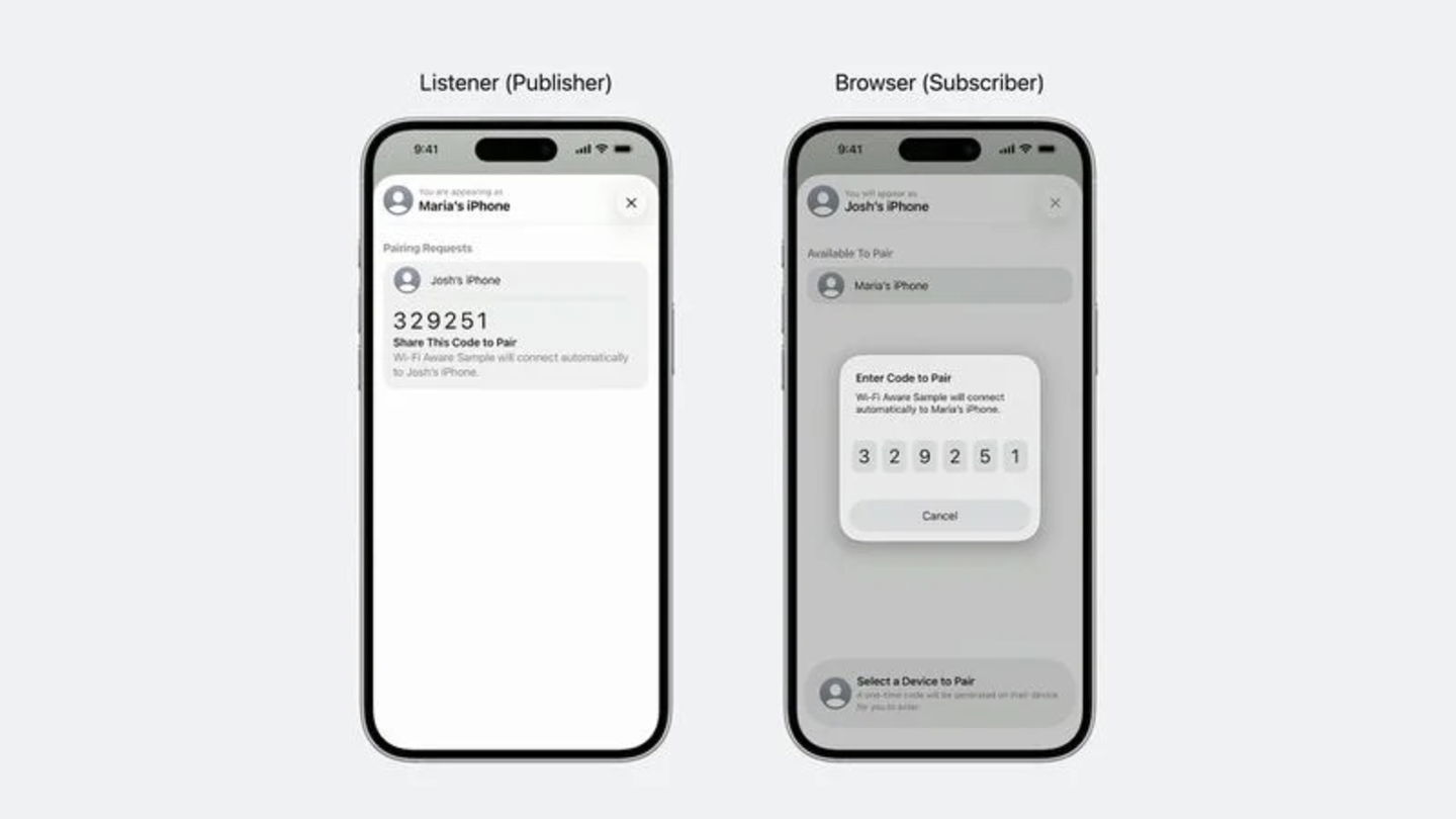 Apple intègre Wi-Fi Aware dans iOS 26 : un AirDrop révolutionnaire pour échanger avec Android ! 3 iOS et la connexion avec des appareils Android pour l'envoi de fichiers via Wi-Fi Aware