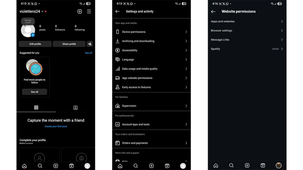 Comment partager votre musique Spotify dans vos notes Instagram 2 Comment partager la musique Spotify dans vos Notes Instagram