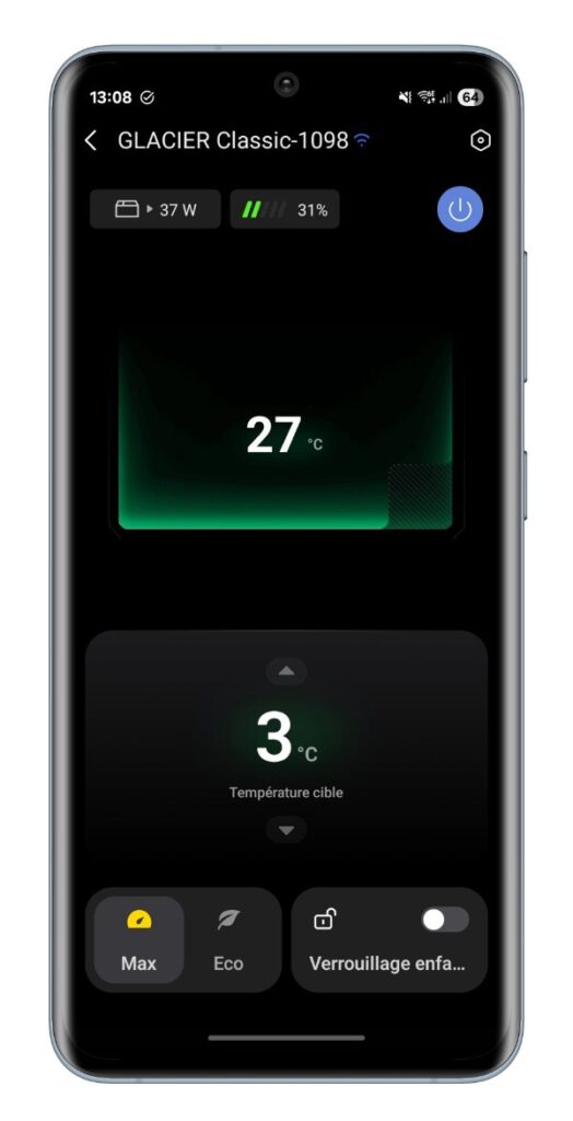 Ecoflow Glacier Classic Test Review Glaciere Portable App Application Mobile Netcost (2)