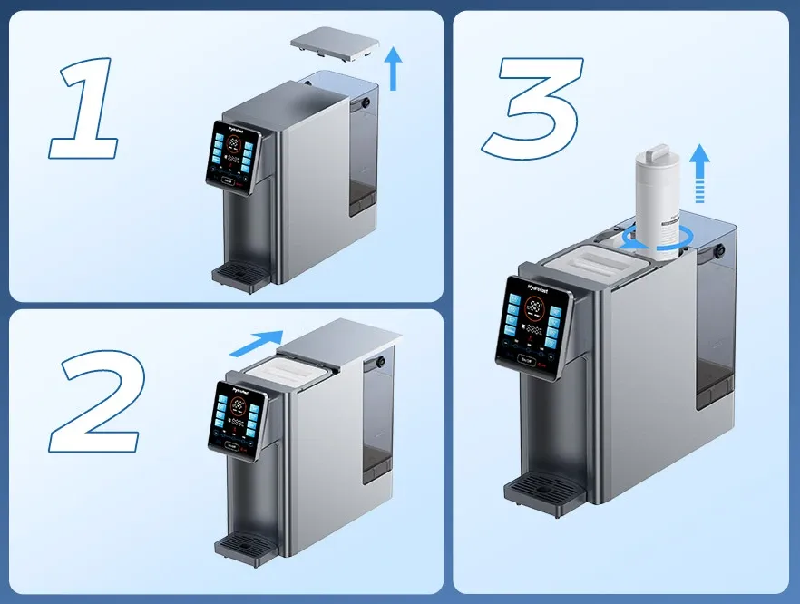 Hydrofast W100 : Enfin le purificateur d'eau qu'on attendait dans notre cuisine 5 Hydrofast W100 Maintenance