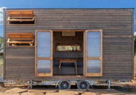 La maison préfabriquée charmante parfaite pour partir en voyage est une réalité : elle est indépendante du réseau électrique