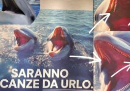 Le cartel publicitaire à la métro de Rome. Crédit : Andrea Bonifazi / Scienze Naturali
