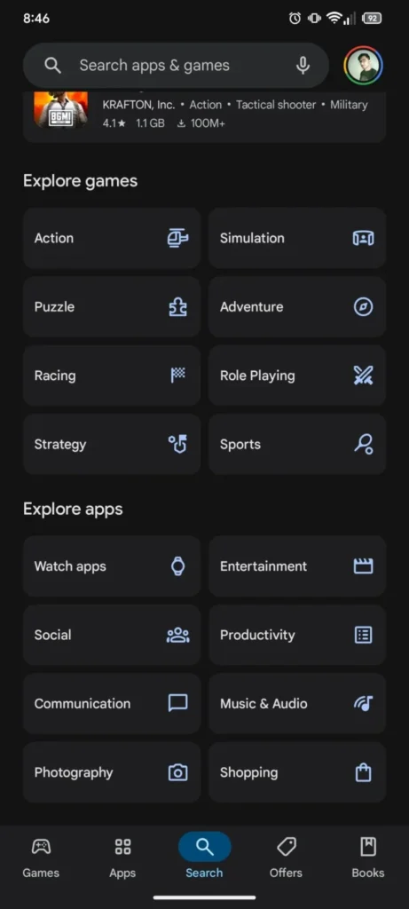 Le Google Play Store se réinvente et se prépare pour l'arrivée d'Android 16 2 Google Play Store Android 16 interface