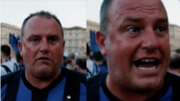 Le supporter de l'Inter : “Les joueurs rentrent en Ferrari, moi je travaille demain”. Mais tout est fictif