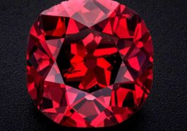 Il diamante Winston Red da 2,33 carati, il quinto diamante naturale di colore rosso (fancy red) più grande al mondo / Credit: Robert Weldon/Ronald Winston