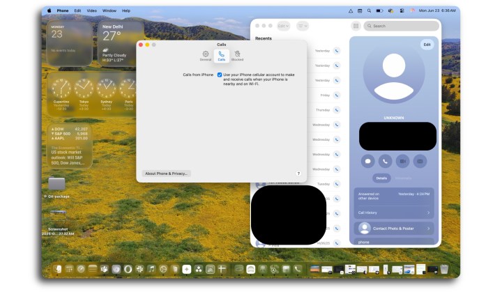 Merci à macOS Tahoe, le Mac se sent désormais plus accueillant pour les utilisateurs d'iPhone 2 Application Phone dans macOS Tahoe.