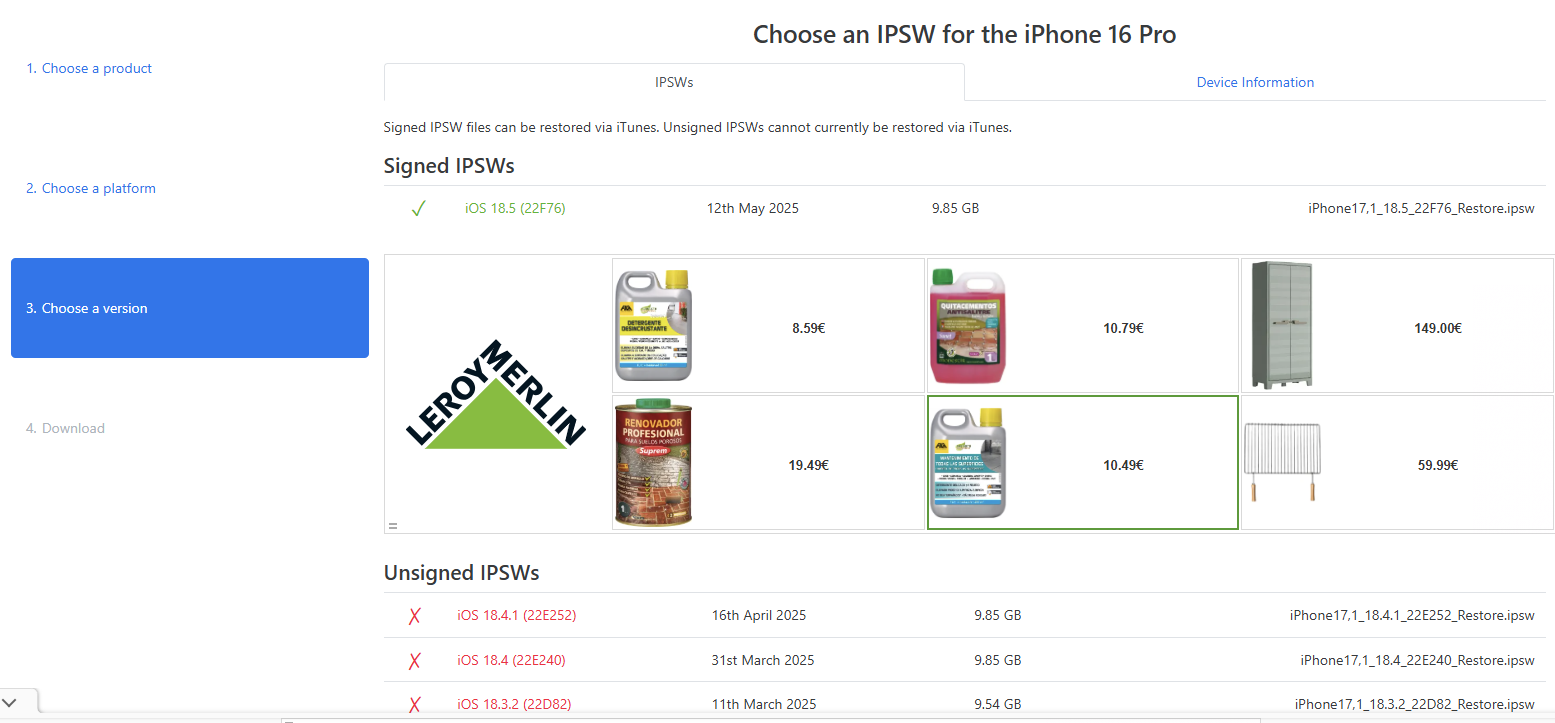 Comment Retourner à iOS 18 si vous n'aimez pas iOS 26 2 IPSW de iOS 18