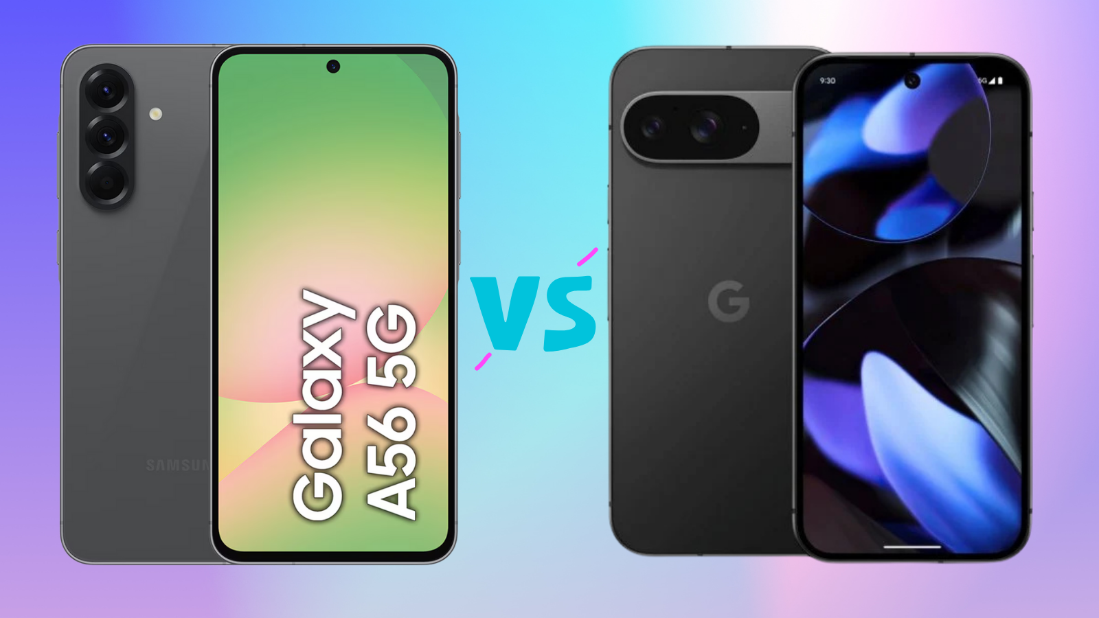 Samsung Galaxy A56 vs Google Pixel 9a : Comparatif des meilleurs mobiles et de leurs mises à jour