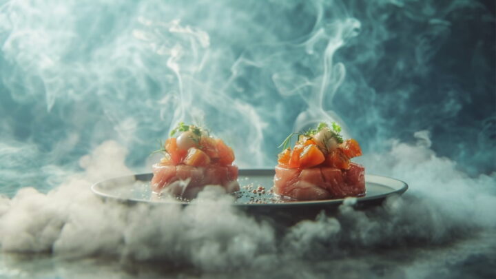 Image de nourriture (sushi) générée par IA