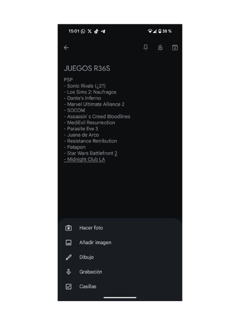 Coches des cases dans Keep