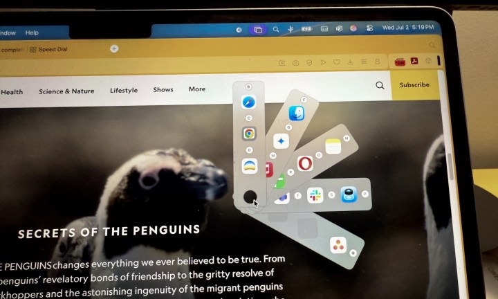 Dory : une application Mac élégante qui rend le changement d'applications amusant 4 Changer d'application avec l'outil Dory sur un MacBook Air.