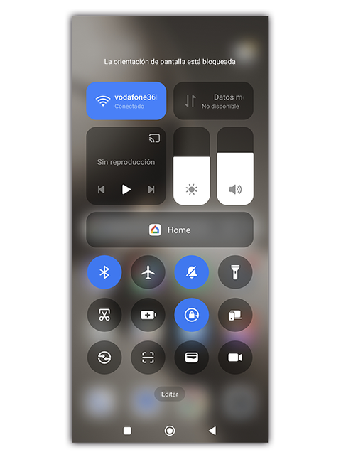 La rotation sur mon mobile ne fonctionne pas automatiquement : comment le réparer 4 Rotation d'écran de HyperOS activée.