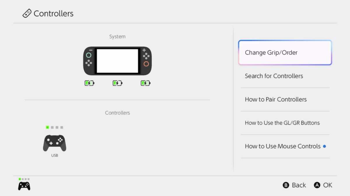 Associer les manettes de la Switch 1 à la Switch 2