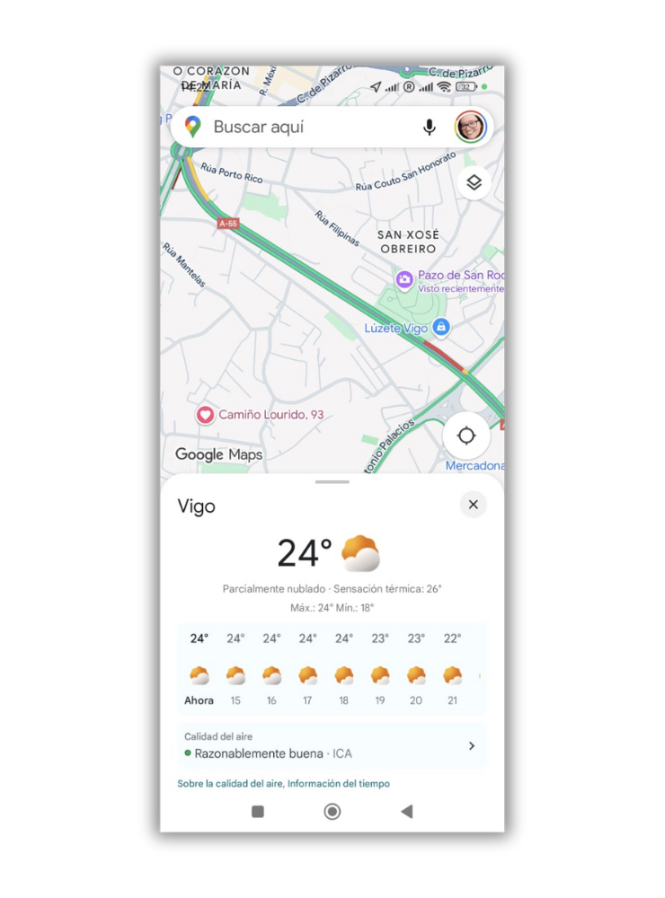 Découvrez les 7 fonctionnalités cachées de Google Maps qui vont transformer votre expérience de navigation ! 13 voir météo google maps