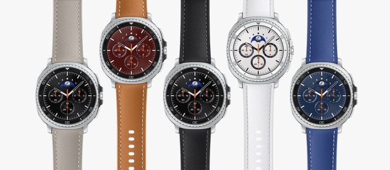 Samsung Galaxy Watch8 (Classique & Ultra) : Belles améliorations et nouveau design 9 Les nombreux bracelets offrent une variété de couleurs. (Photo: Samsung)