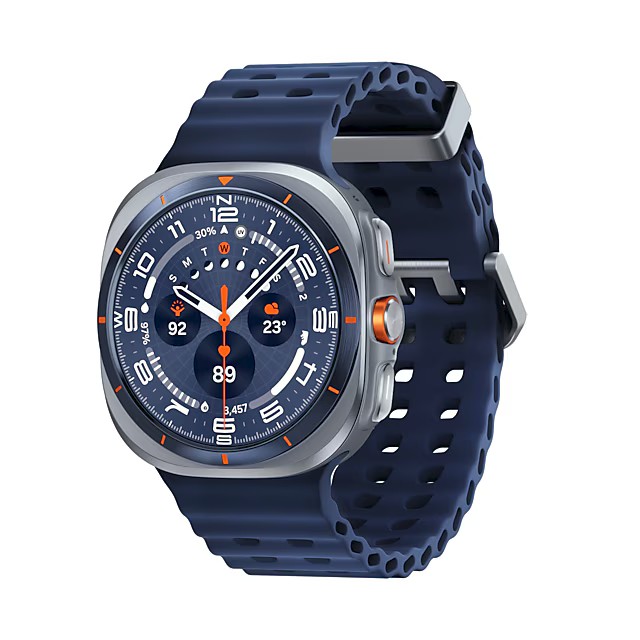 Samsung Galaxy Watch8 (Classique & Ultra) : Belles améliorations et nouveau design 7 La Galaxy Watch Ultra est maintenant disponible en bleu. (Photo: Samsung)