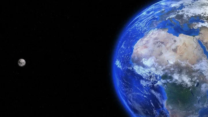 Image de la Terre et de la Lune