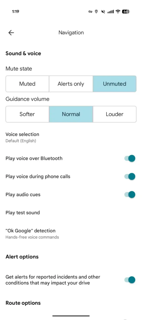 Google Maps contrôle navigation musique