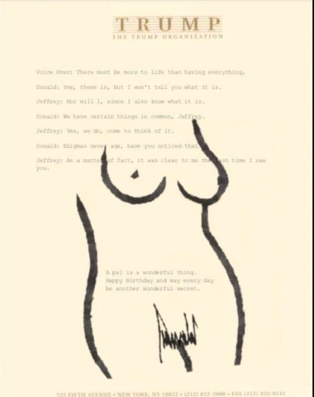 L'histoire fascinante des dessins érotiques de Donald Trump qui ont déferlé sur les réseaux sociaux 3 FACEBOOK | Une des faux présents sur les réseaux sociaux