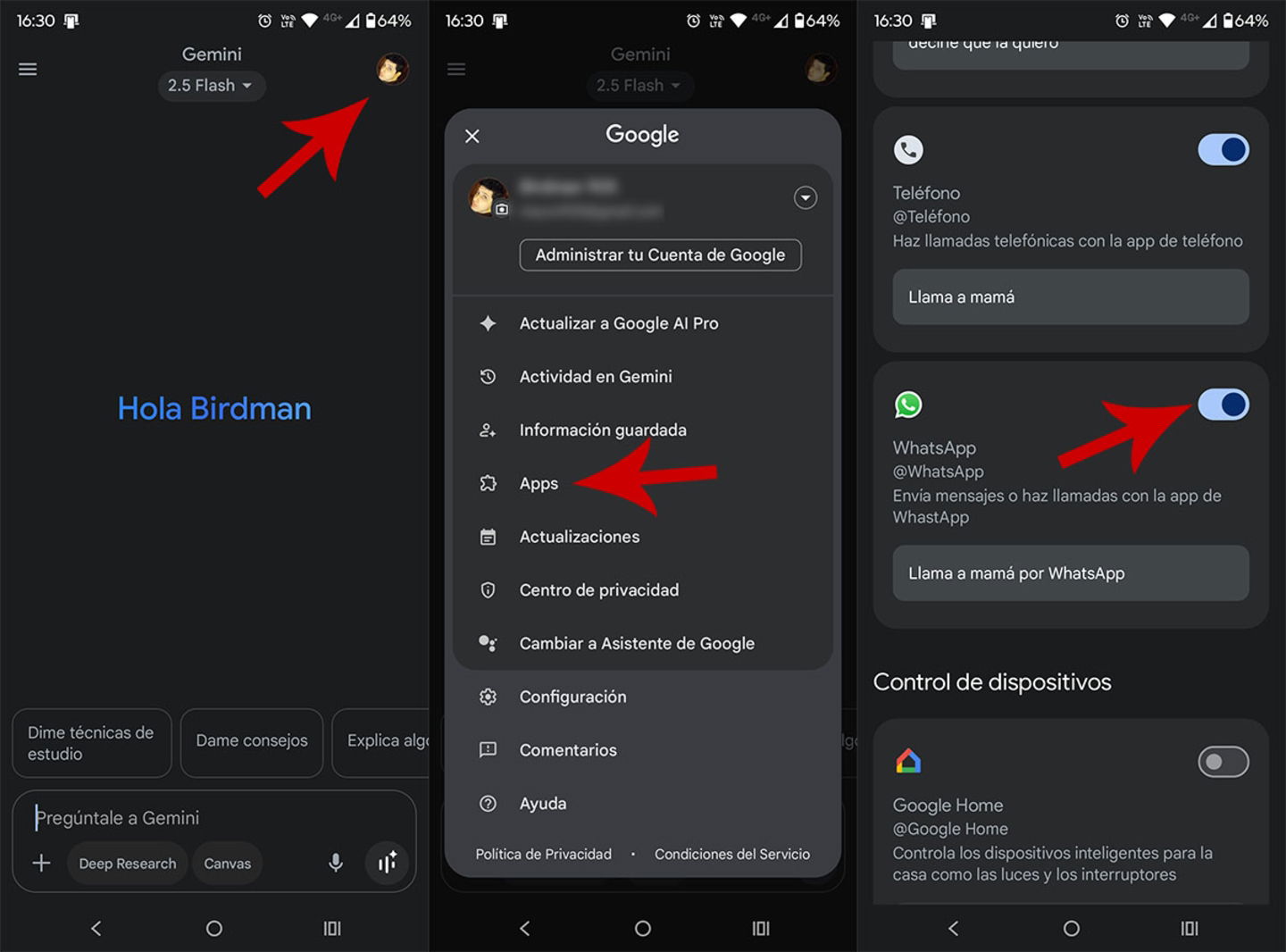 Empêche Gemini d'accéder à WhatsApp : comment désactiver l'IA facilement 4 Désactiver Gemini sur WhatsApp