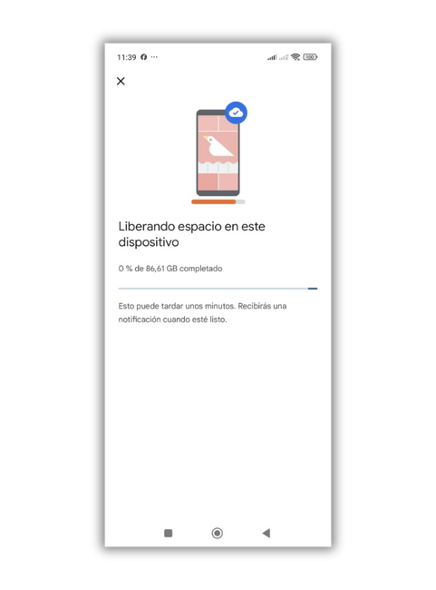 Sûrement que vous ne connaissez pas cette astuce pour libérer rapidement de l'espace sur Google Photos et Google Drive 3 libérant espace dispositif plusieurs minutes