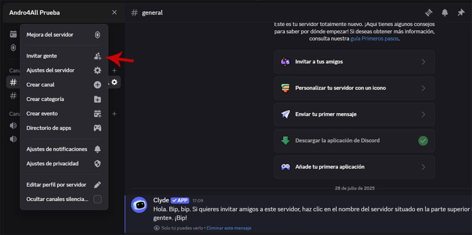 Comment créer un serveur Discord réussi 10 Inviter des gens sur un serveur Discord